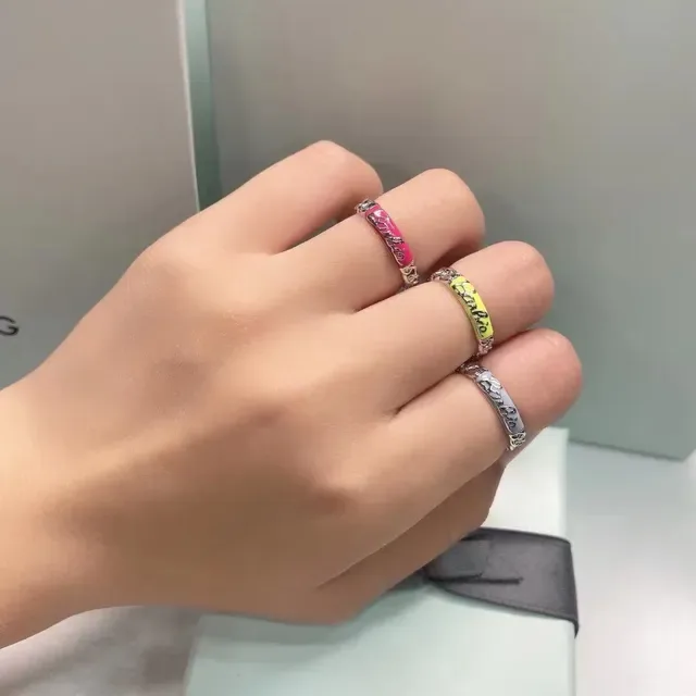 Tiffany & Co. x Barbie Engraved Scalloped Band Ring 3