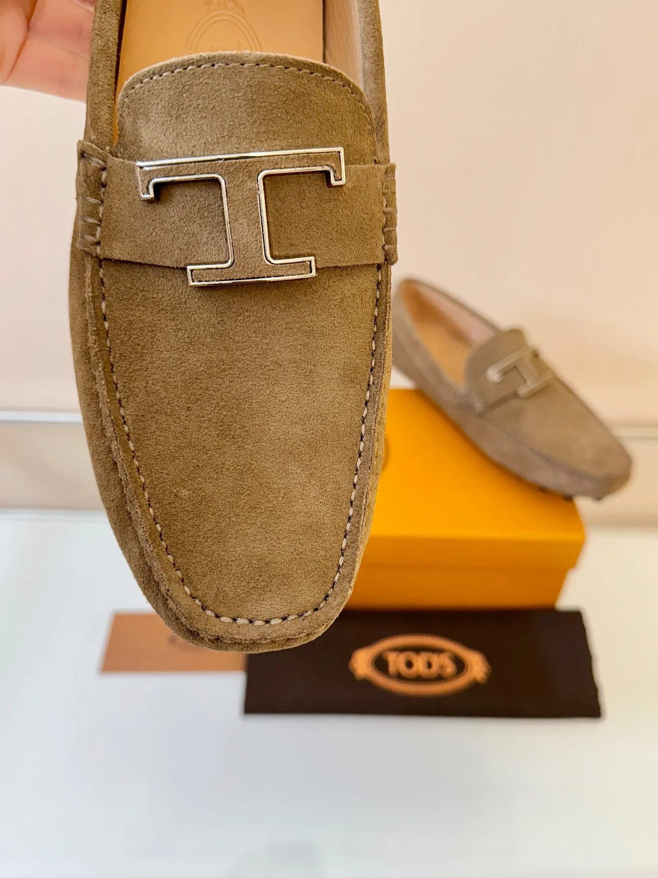 Tod's Gommino लोअफर टॉप्यू सूड लोअफर 3