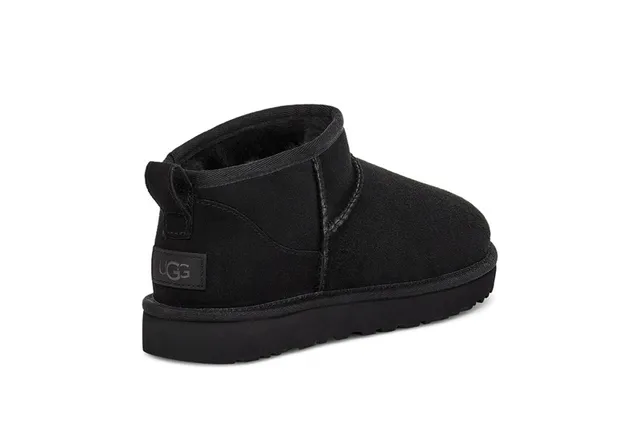UGG Classic Mini Black Snow Boots 3