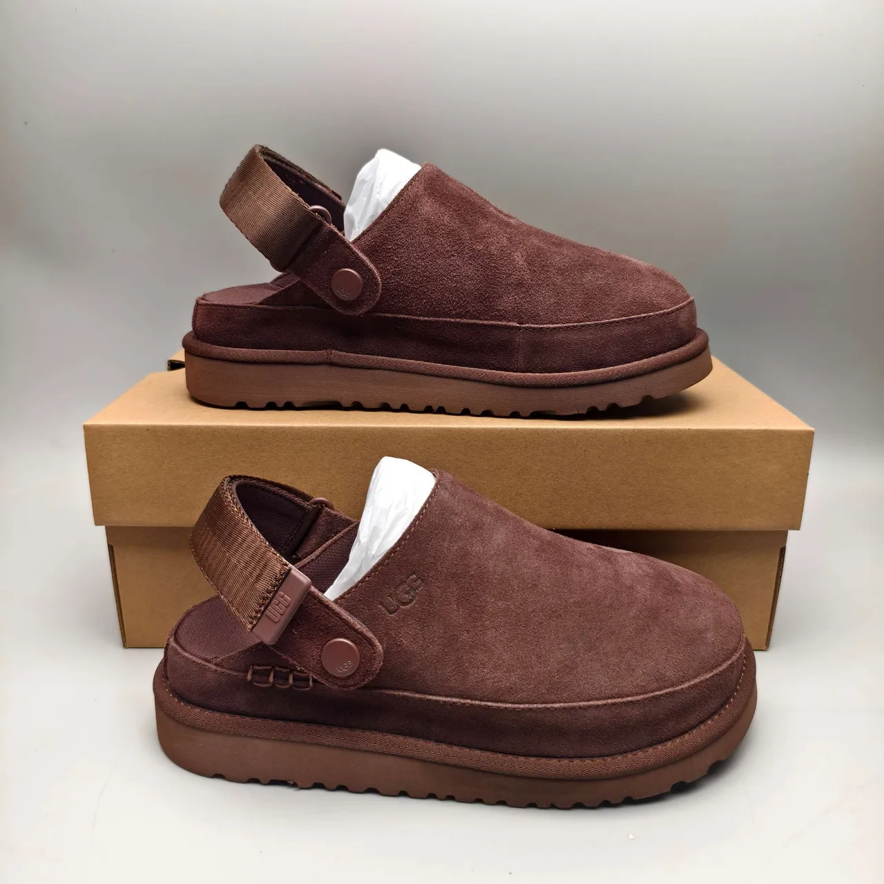 UGG Tasman Brown Suede Slipper 5