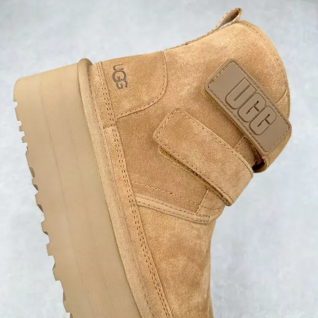 UGG Tasman বাদামী স্যুড উপর ডুয়াল স্ট্র্যাপ ক্লোজার কোলাবুট 6
