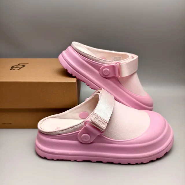 UGG Tasman Pink and Cream Clog 6