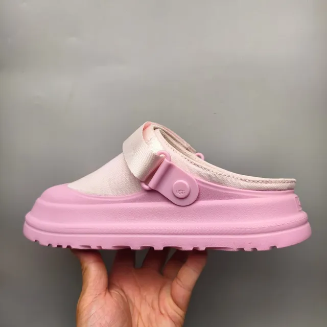 UGG Tasman Pink and Cream Clog 7