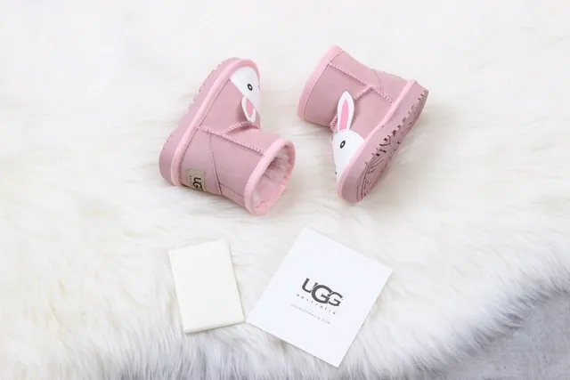UGG Tasman Pink Rabbit-Face Snow Boots 3