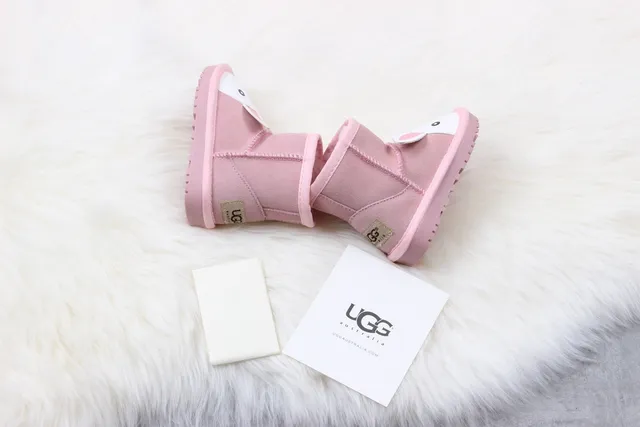 UGG Tasman Pink Rabbit-Face Snow Boots 4