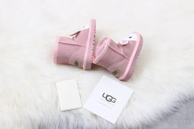 UGG Tasman Pink Rabbit-Face Snow Boots 6