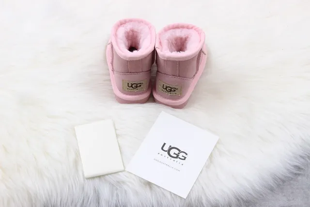 UGG Tasman Pink Rabbit-Face Snow Boots 7