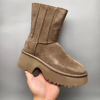 UGG Tasman प्लेटफॉर्म सuede चमड़ा की एंक्ल बूट