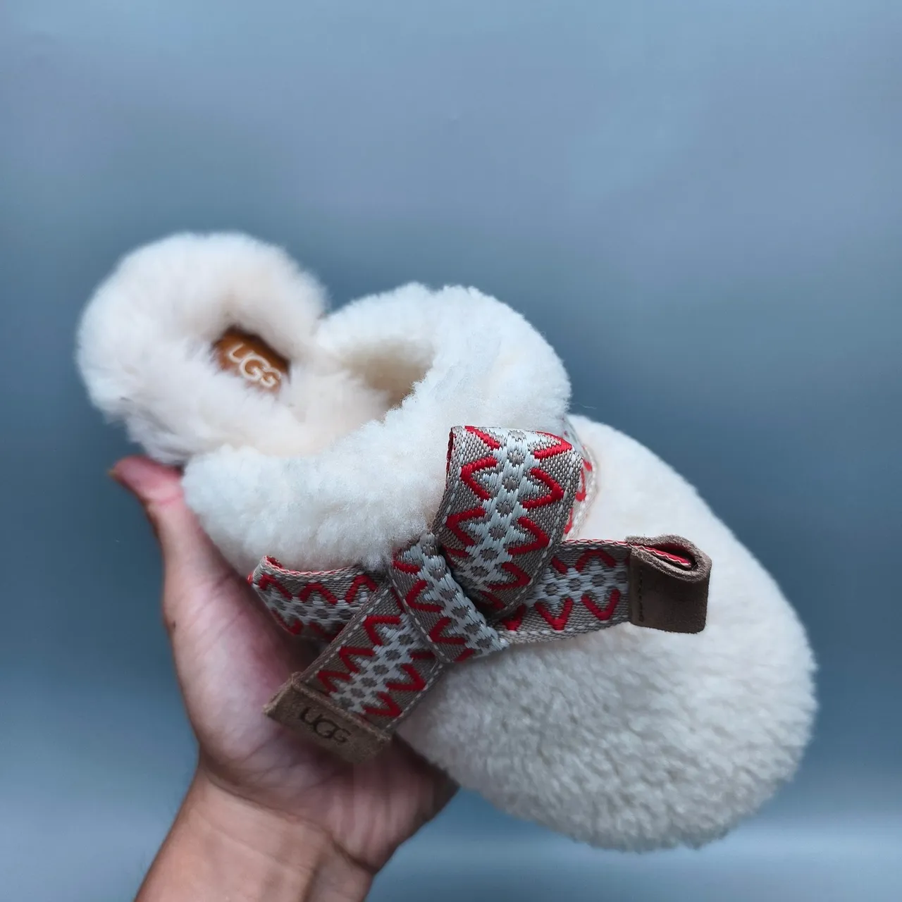 UGG Tasman 编织带蝴蝶结拖鞋 3