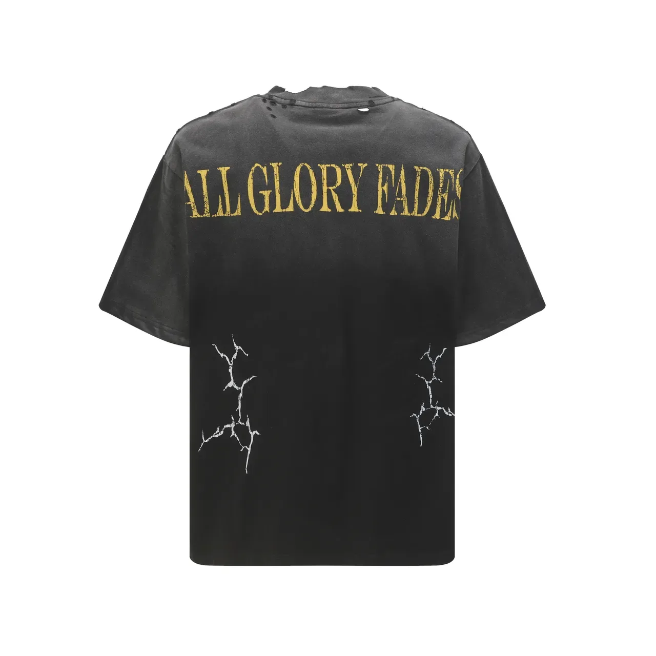 Vale Forever Distressed Black Bulldog Graphic T-Shirt 3