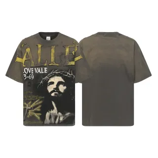 Vale Forever Distressed Graphic Print Oversized T-Shirt