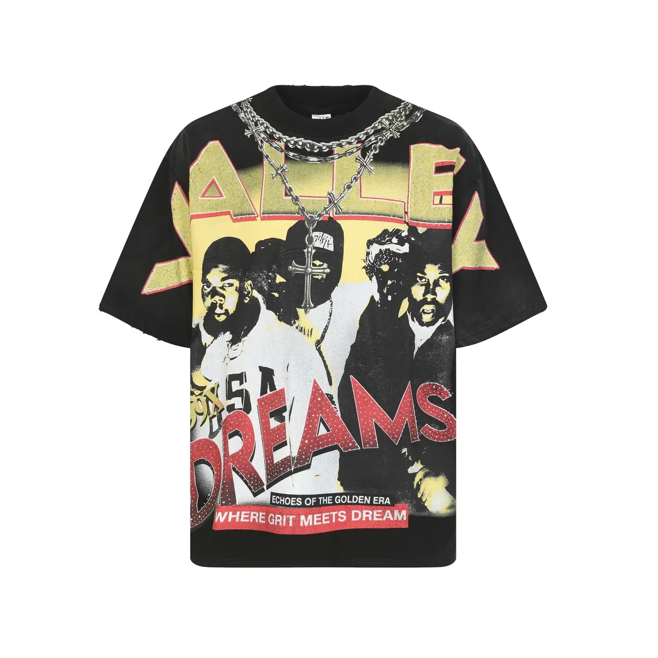 Vale Forever Oversized Rhinestone Graphic T-Shirt 6