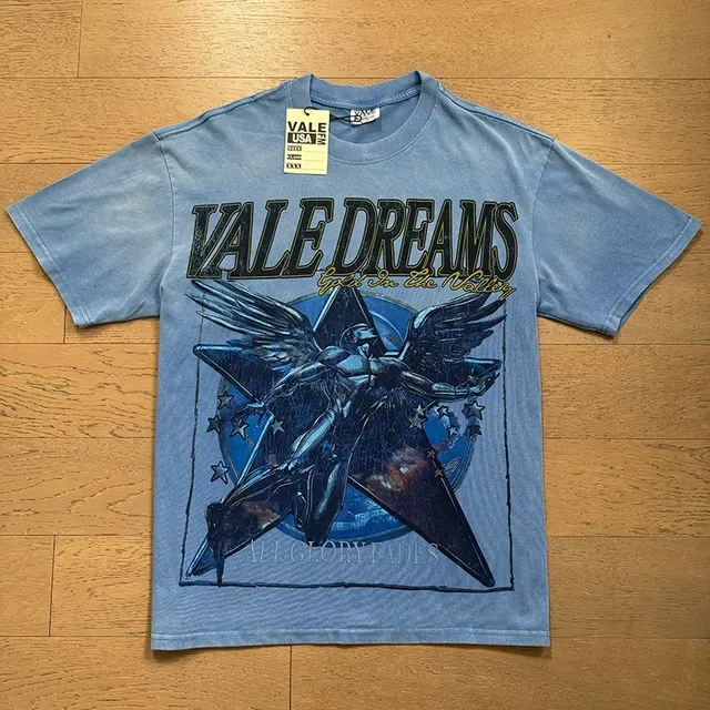 Vale Forever Vale Dreams Graphic Washed Blue T-Shirt 3