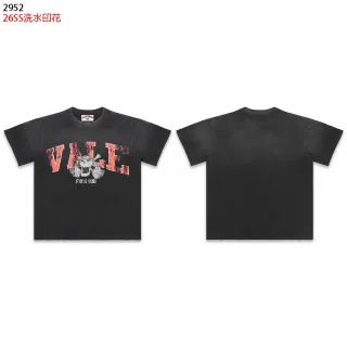 Vale Forever VALE Skull Graphic Washed Black T-Shirt