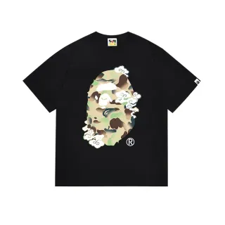 A Bathing Ape ABC Camo Cloud Motif Black T-Shirt