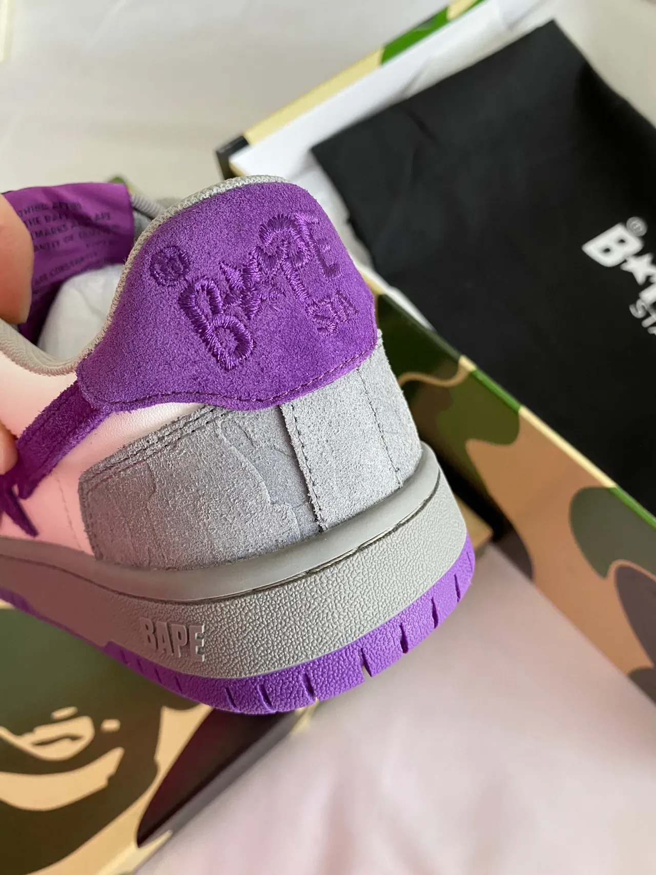 A Bathing Ape BAPE STA Purple Star zapatillas lifestyle 3