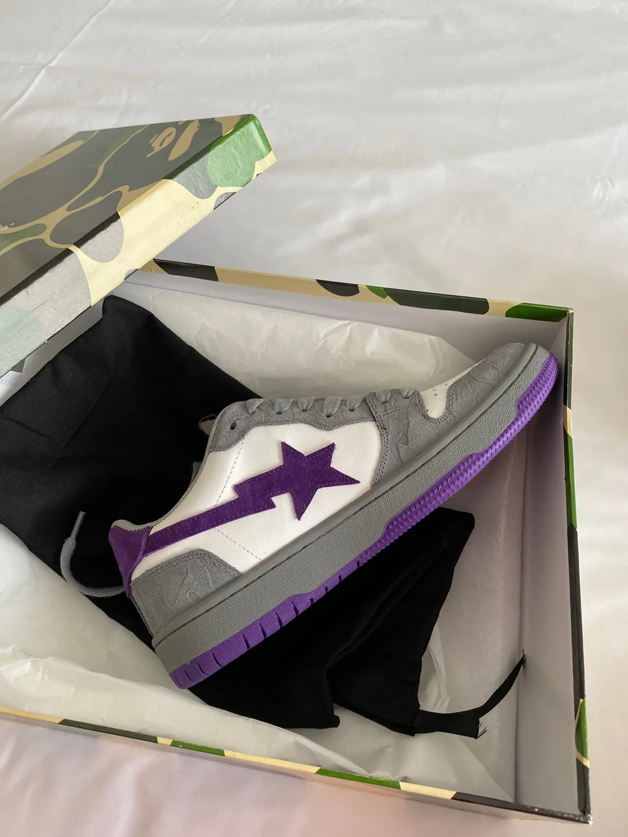 A Bathing Ape BAPE STA Purple Star zapatillas lifestyle 4