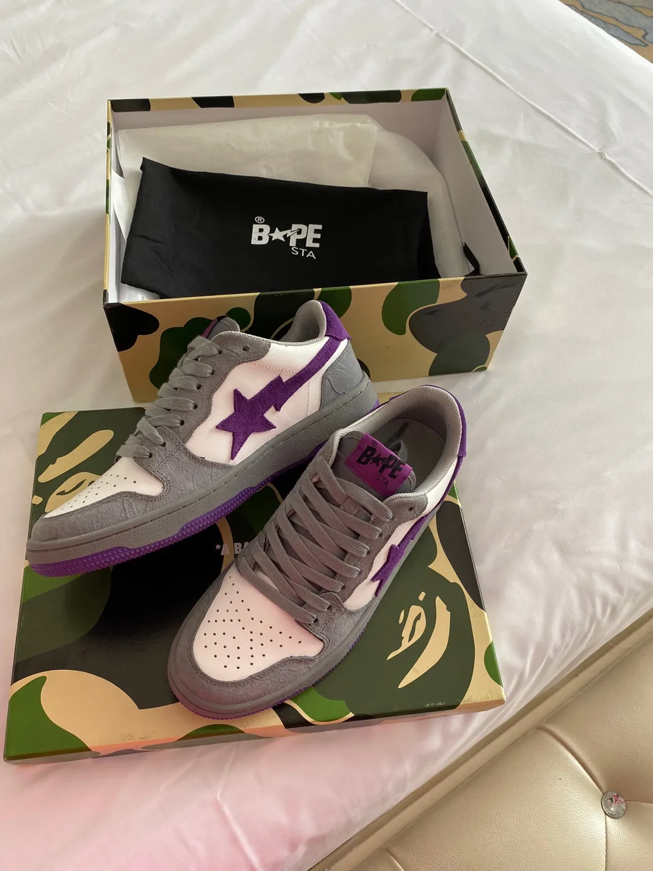 A Bathing Ape BAPE STA Purple Star zapatillas lifestyle 6