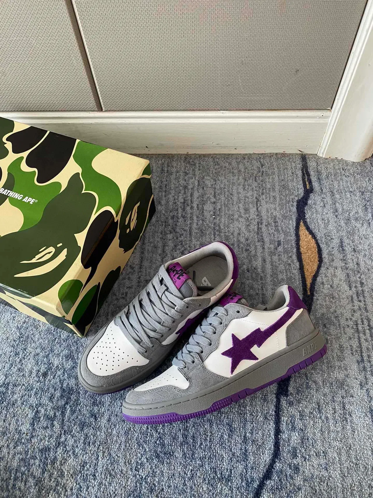 A Bathing Ape BAPE STA Purple Star zapatillas lifestyle 8