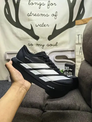Adidas Adizero Evo SL 2 Blanc Noir Chaussures de course 15