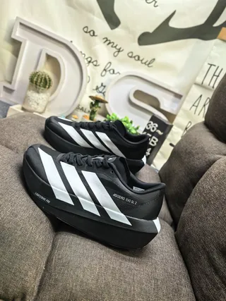 Adidas Adizero Evo SL 2 Blanc Noir Chaussures de course 17
