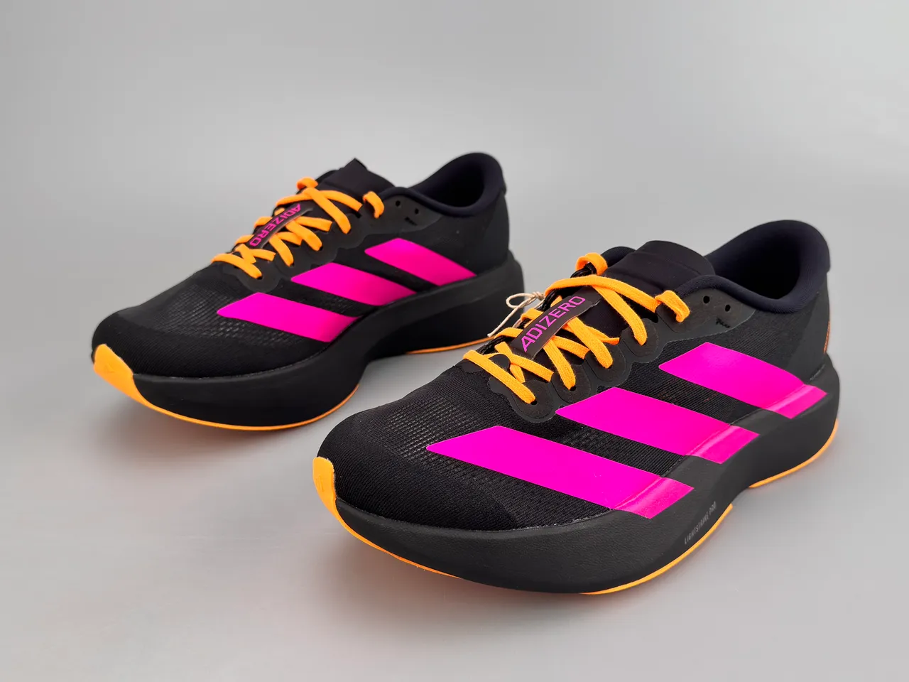 Adidas Adizero Evo SL Black Pink Orange tênis de corrida 7
