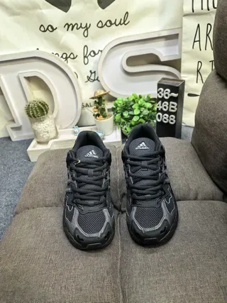 Adidas بيج بني كبير منحوت وسطي موجي تراكب حذاء رياضي نمط حياة 10