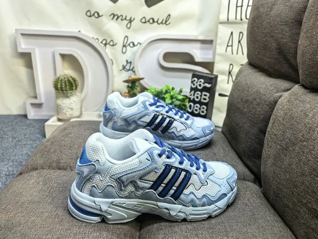 Adidas بيج بني كبير منحوت وسطي موجي تراكب حذاء رياضي نمط حياة 21