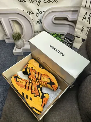Adidas بيج بني كبير منحوت وسطي موجي تراكب حذاء رياضي نمط حياة 23