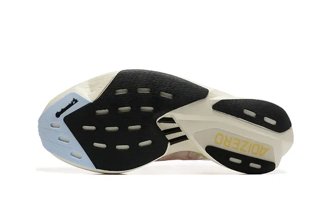 Adidas Beige Verde Respirável Malha Superior Leve Silhueta de Corrida Tênis de Corrida 5