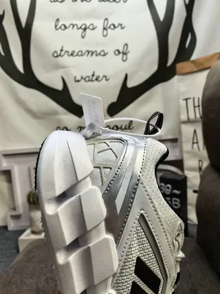 Adidas Black and White Three-Stripe Lifestyle Sneakers 3