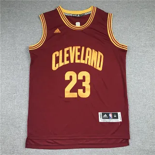 Adidas Cleveland Cavaliers LeBron James Wine Red Jersey