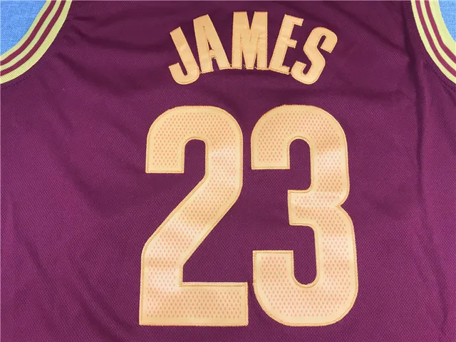 Adidas Cleveland Cavaliers LeBron James Maillot vin rouge 2