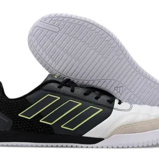 Adidas Copa Black White Low-Top Mesh-and-Leather Upper Indoor Soccer Shoes