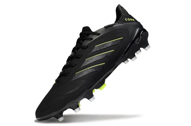 Adidas Copa أسود نقي ونيون لايم أحذية كرة قدم للأرض الصلبة 3