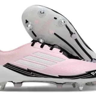 Adidas F50 Messi Pink Black Botines de fútbol para terreno firme
