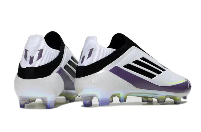 Adidas F50 Messi White Purple Iridescent FG 足球鞋 5