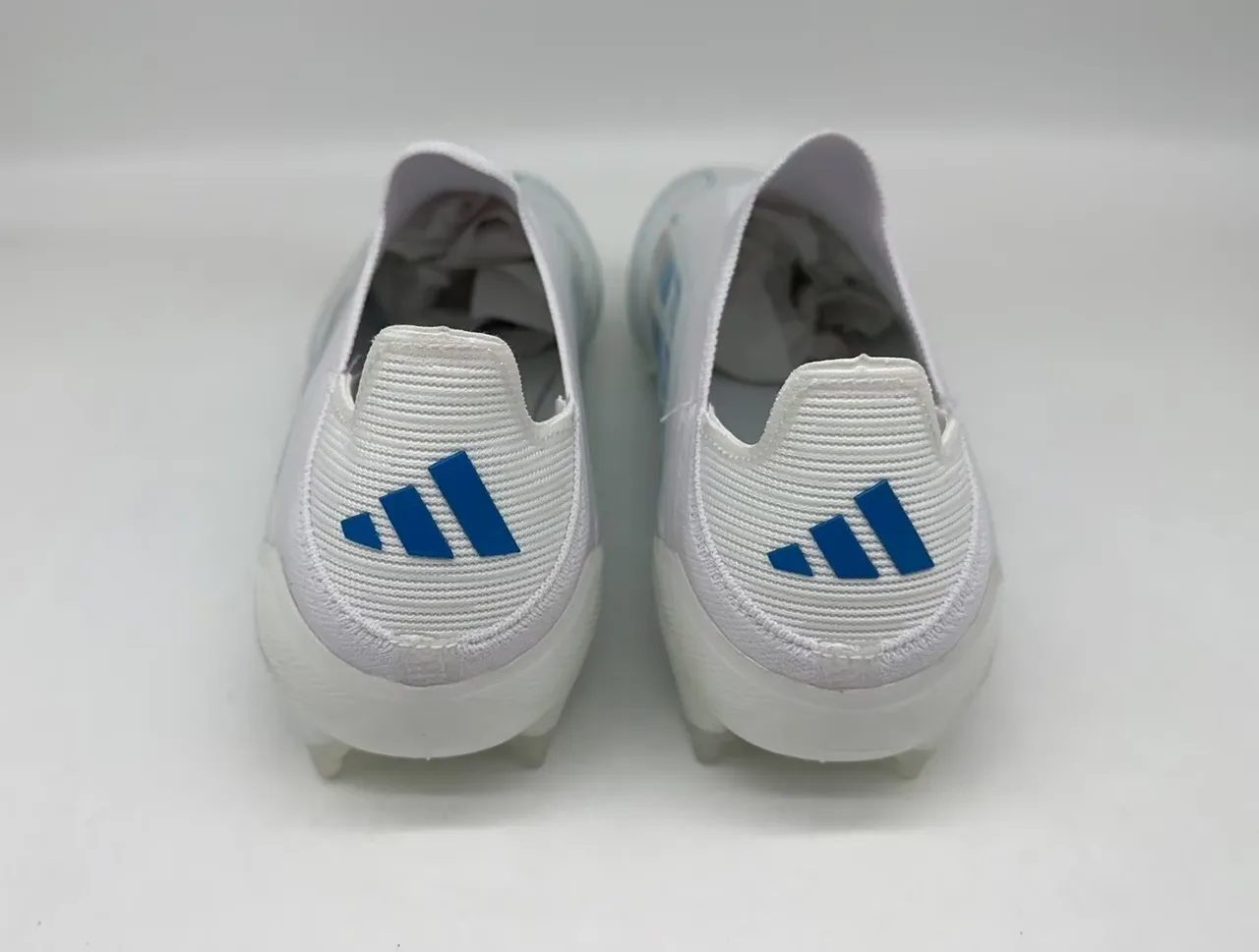 Adidas F50 Sprintweb Branco Azul Firm-Ground Sapatos de futebol 3