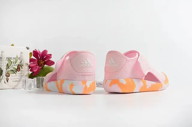 Adidas Orange Mesh Slip-On Lifestyle Sneakers 3