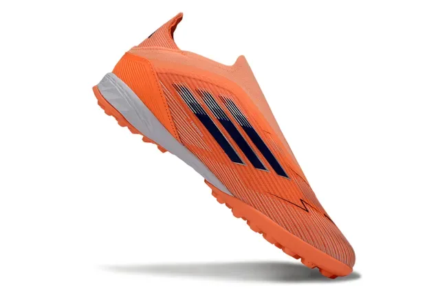 Adidas Chaussures de football Turf orange navy low-cut upper synthétique studs coniques 2