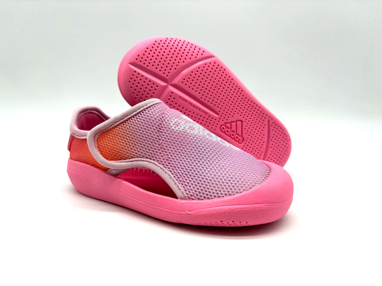 Adidas Chaussures casuales rose orange slip-on en mesh 5