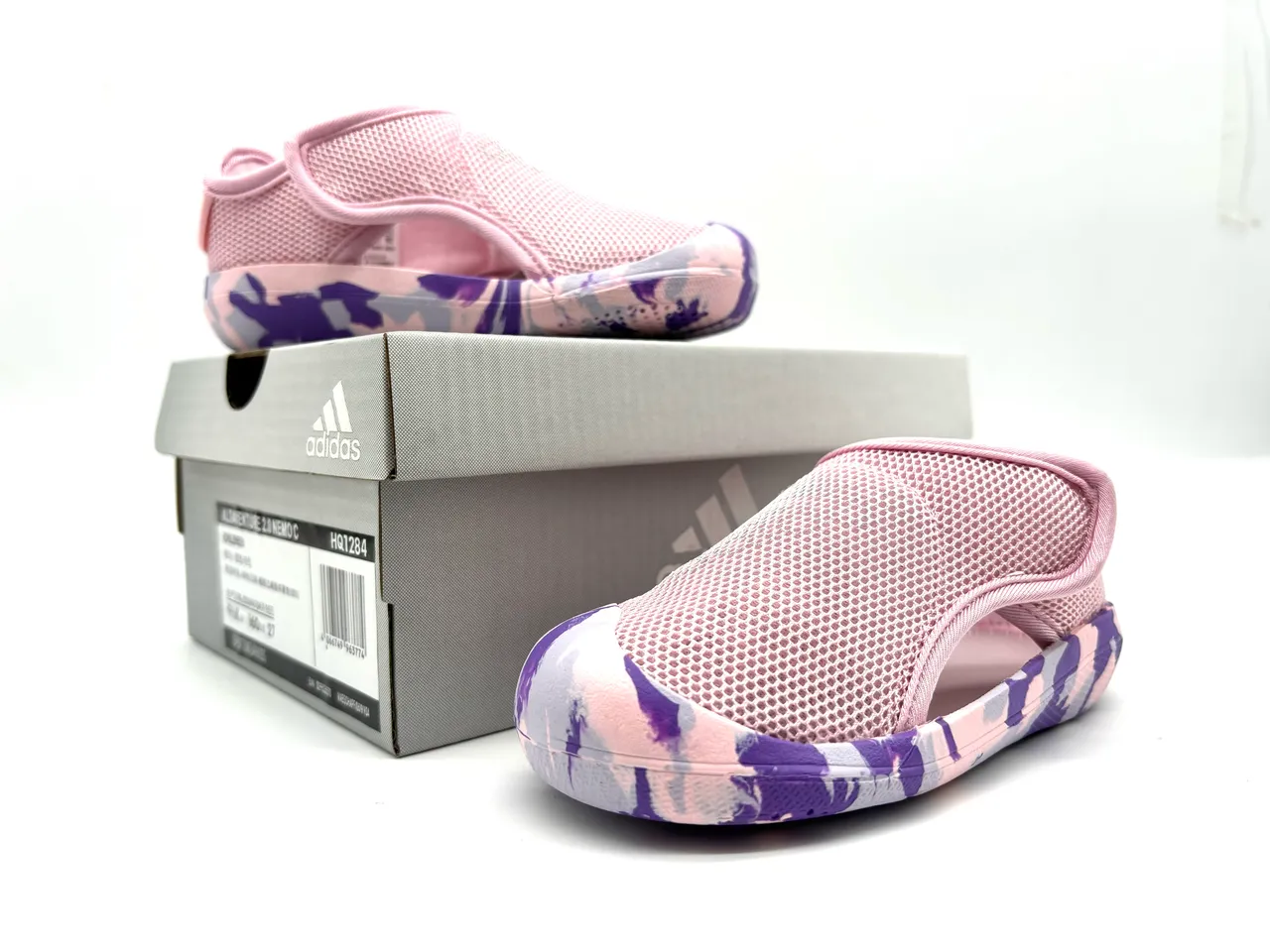 Adidas Chaussures casuales rose orange slip-on en mesh 13