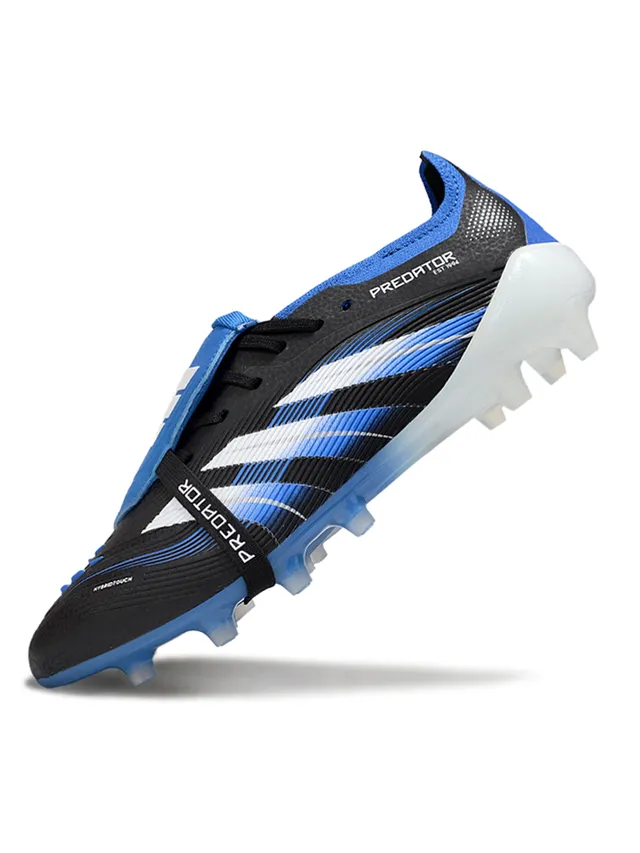 Adidas Predator Accuracy Black Blue White Firm-Ground Zapatos de fútbol 3