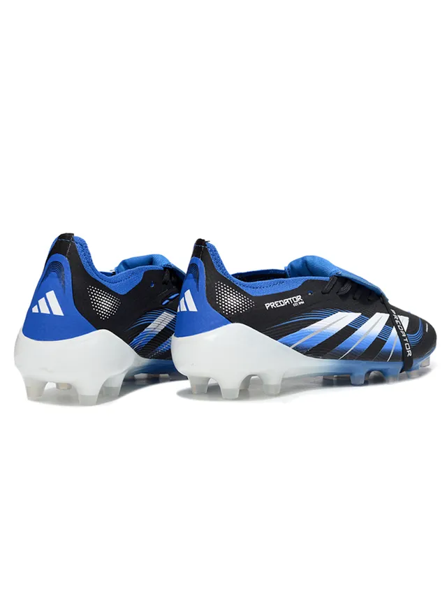 Adidas Predator Accuracy Black Blue White Firm-Ground Zapatos de fútbol 5