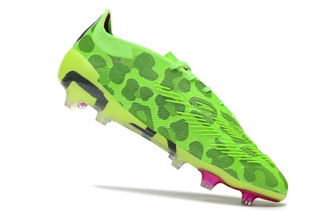 Adidas Predator Vert Lime Néon Magenta Violet Firm-Ground Chaussures de football 2