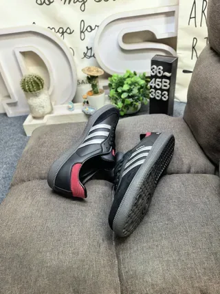 Adidas Samba Chaussures Lifestyle Noir et Rose en Cuir 6
