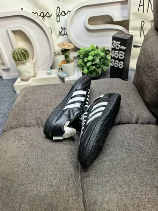 Adidas Samba কালো ও সাদা চামড়ার লাইফস্টাইল স্নিকার 6