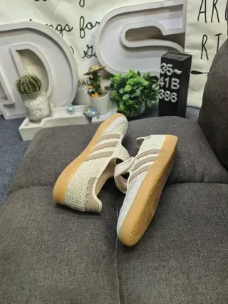 Adidas Samba OG Beige Woven Lifestyle Sneakers 6