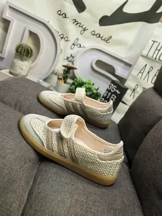 Adidas Samba OG Beige Woven Lifestyle Sneakers 7