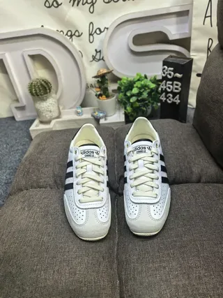 Adidas Samba OG White Black Perforated Lifestyle Sneakers 10